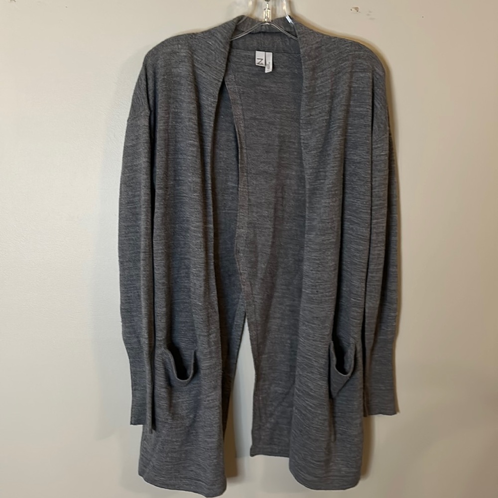 Z by Zella Slit Back Open Cardigan
